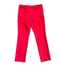 Ann Taylor Factory The Straight In Modern Dress Pants Trousers Size 8 Red NWT