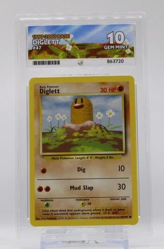 1999-2000, Diglett, #47, Base, ACE 10