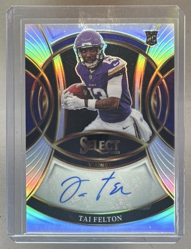 Tai Felton 2025 Panini Select #RSI-TAF Silver Prizm Rookie RC Auto