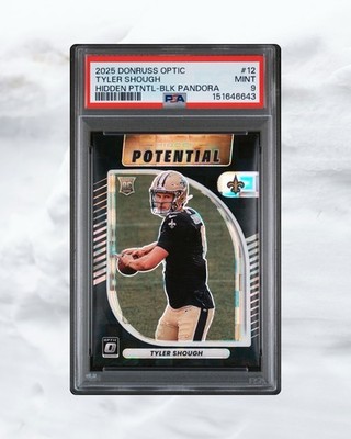2025 PANINI DONRUSS OPTIC HIDDEN POTENTIAL TYLER SHOUGH #12 BLACK