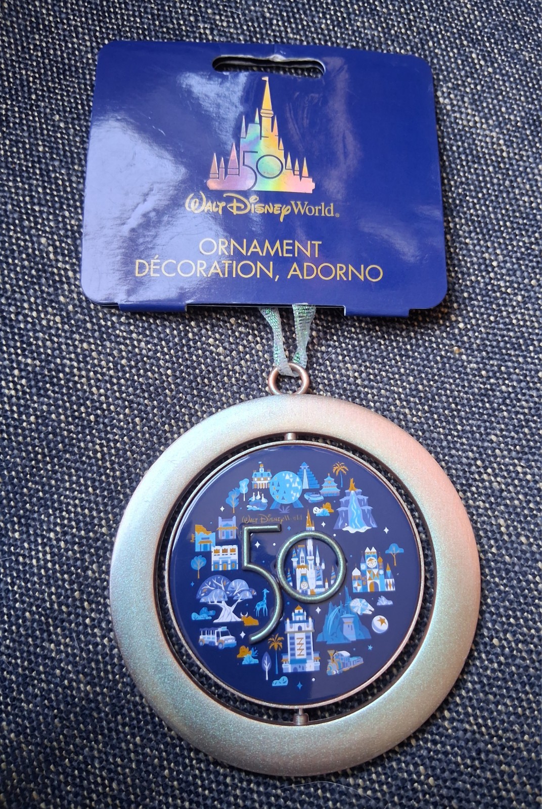 Walt Disney World Florida 50th Birthday Mickey Mouse Ornament