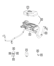 Genuine Mopar Power Distribution Center Cover 68188679AA