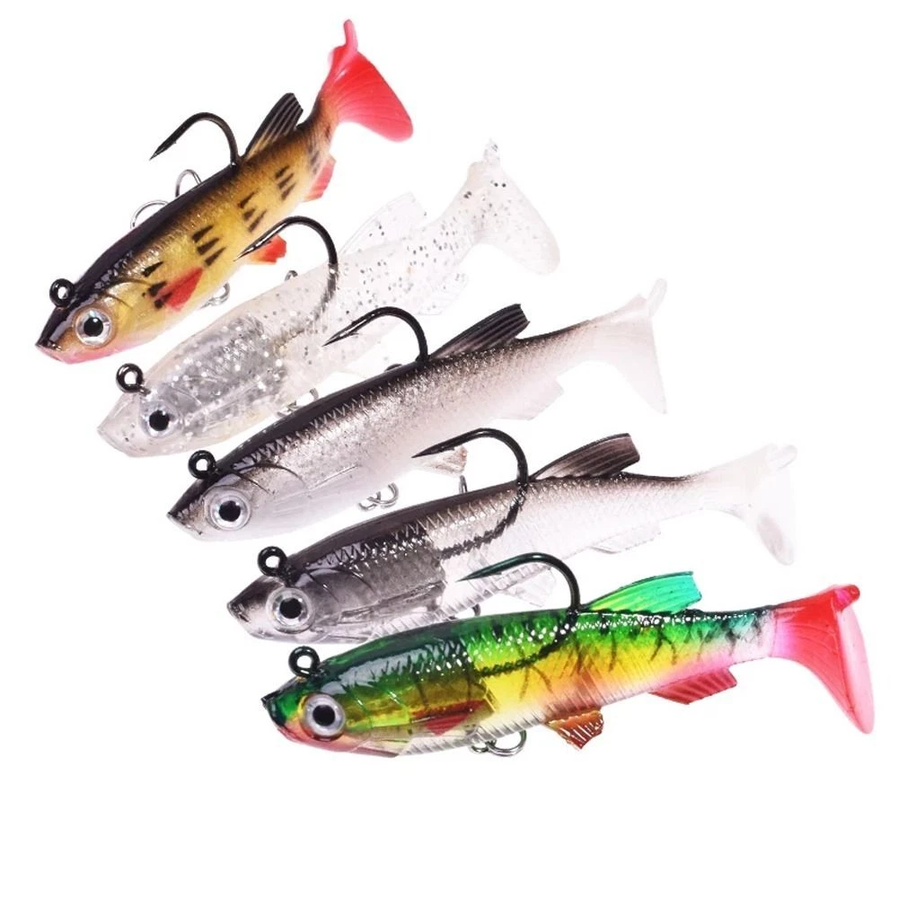 Silicone Bait Tail Soft Bait Simulation Fishing Lure Fishing Bait Soft Lures