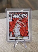 Trae Young 2023-24 Donruss Net Marvels Gold Press Proof Insert Card #18