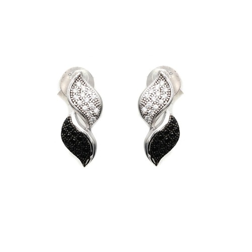 Juego de joyas de collar colgante en forma de lágrima/pera de circonio cúbico de plata 925 - Imagen 4 de 11