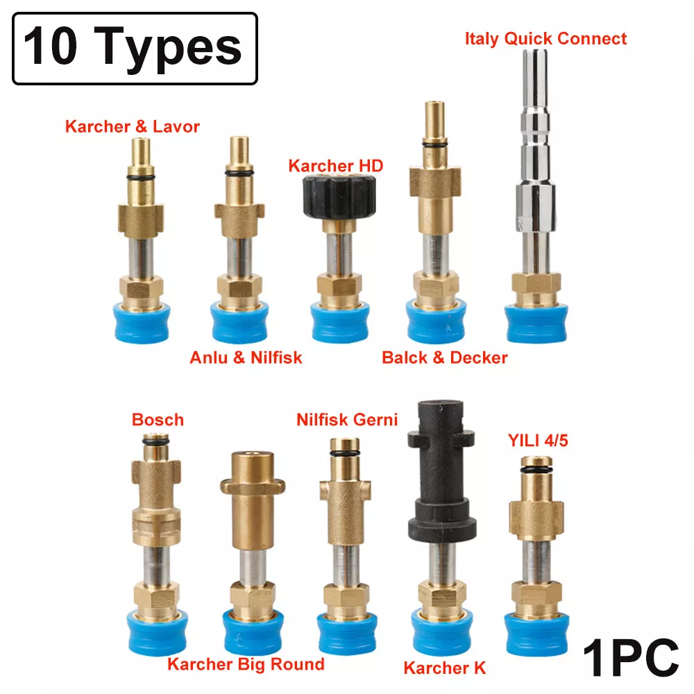 Karcher pressure washer online quick connect fittings