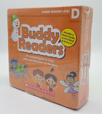 Buddy Readers Level D, 20 Leveled Books for Little Learners w/ Parent Guide