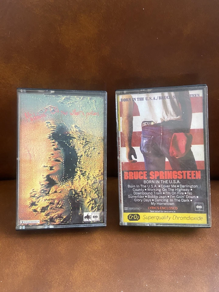 1984 Bruce Springsteen Born In The USA Cassette Tape + Midnight Oil 1981 Casette - Image 3 of 4
