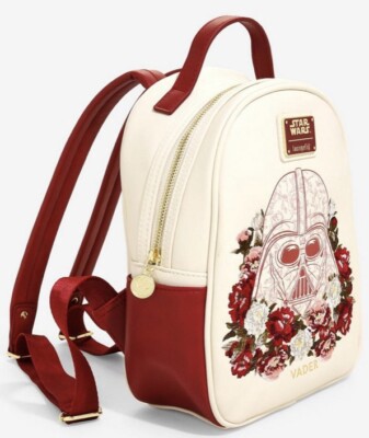 Loungefly Disney Star Wars Darth Vader Embroidered Floral Mini Backpack Loungefly Disney Star Wars Darth Vader Embroidered Floral  main image 4