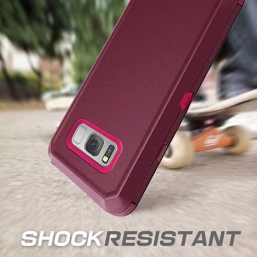 For Samsung Galaxy S8/S8+ Heavy Duty Protective Hybrid Rubber PC Hard Case Cover - Picture 42 of 54
