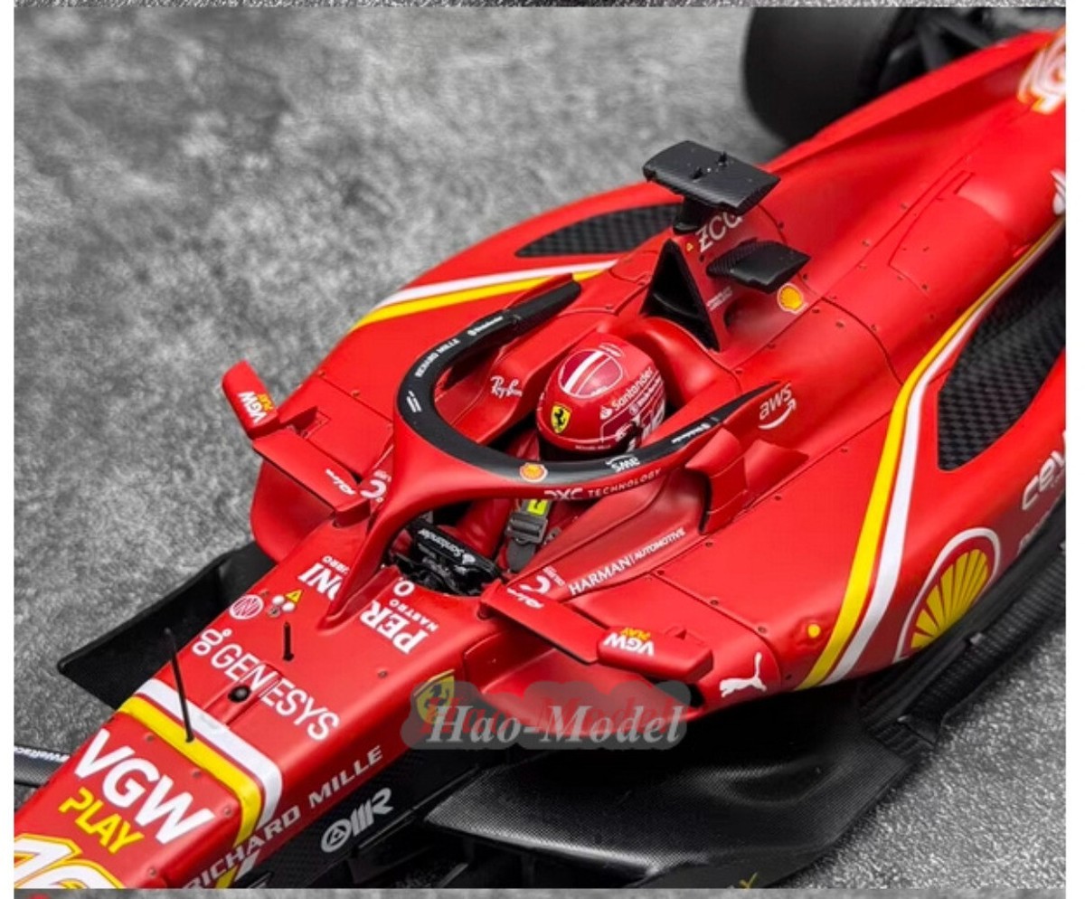 BBR 1:18 Ferrari F1 SF-24 2024 Racing Resin Diecast Model Car