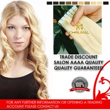 2021 New Tape in Remy Human Hair Extensions 7A+ Full Seamless PU Skin Long Weave