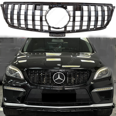 Grille Grill GT-R Style Fit For W166 GLE-CLASS facelift 2016 2017 2018
