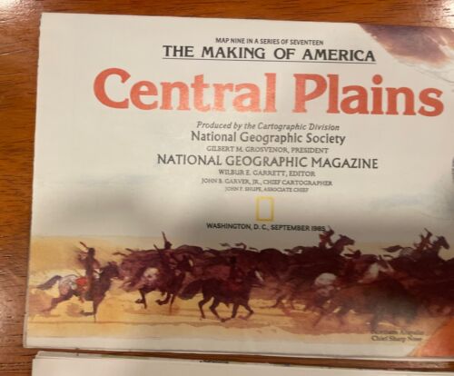 Lot Of 15 Maps FromNATIONAL GEOGRAPHIC Insert Series Illustrations - 第 9/18 張圖片