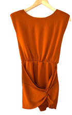 FREE PEOPLE Burnt Orange Runaway Knit Mini Dress. Size Small NWT