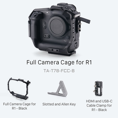 Tilta Full Camera Cage TA-T78-FCC-B w/ HDMI & USB-C Cable Clamp für Canon R1