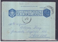 Timbro Posta Militare Comando Militare Marittimo PATRASSO 1942 WZ220