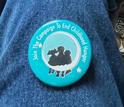 Join The Campaign To End Childhood Hunger 2 1/4'' Cello Cause Pinback