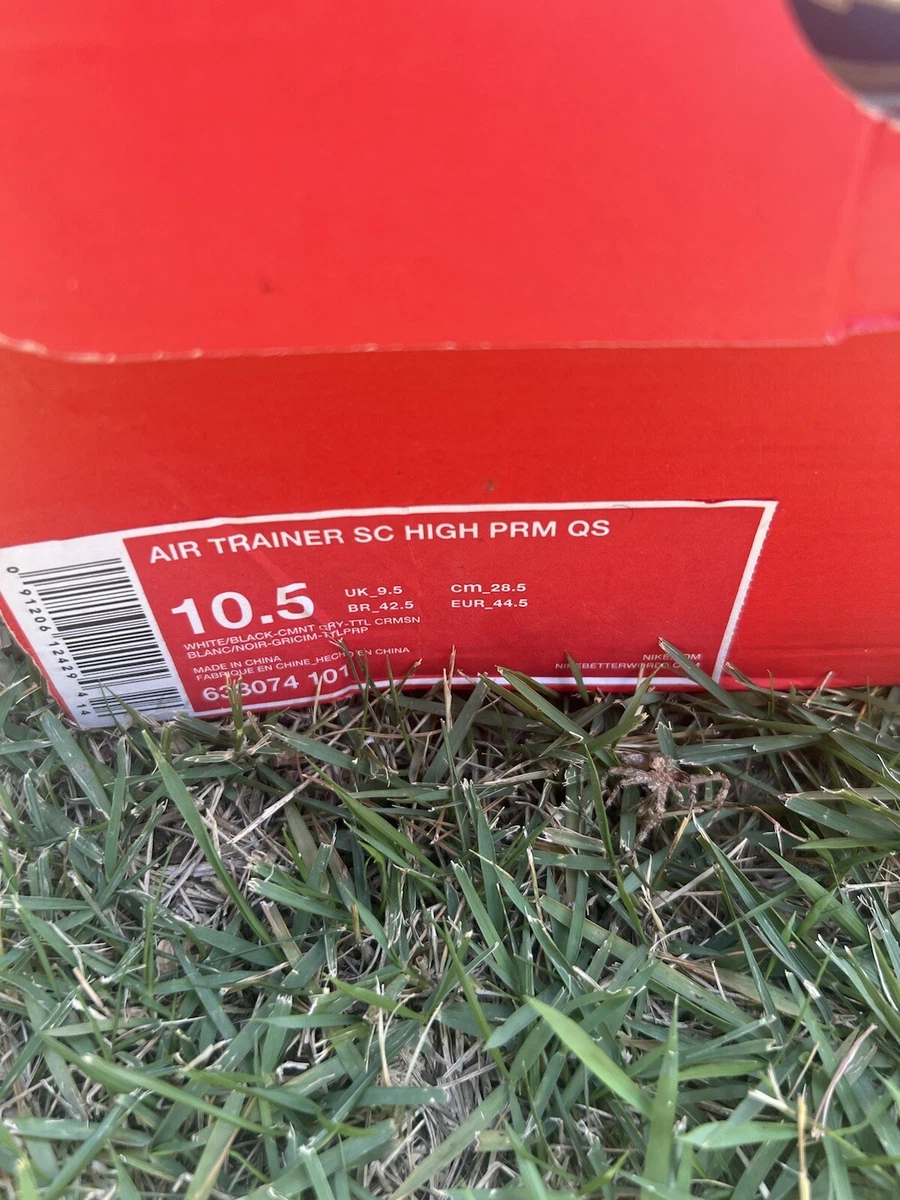 Nike Air Trainer Sc Prm Qs High Alabama for Sale | Authenticity