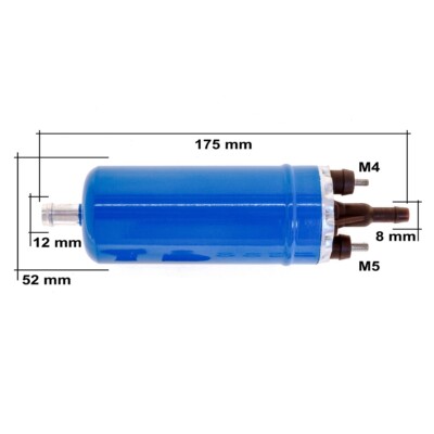 Pompe à Essence électrique Universelle Pour Jaguar XJ6, XJ12, XJS (1979-1992) - Code 4200 - Neuf Mecar