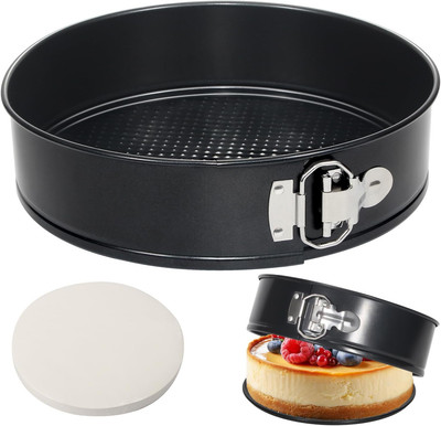 9 Inch Springform Pan Tin with 50Pcs Parchment Paper Cheesecakes Baking Mold rou