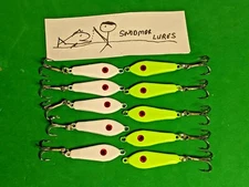 10 - 1/2 oz Slab  Fishing Casting Jigging Lead Spoons Lures