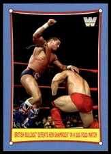2017 Topps Heritage WWE SummerSlam British Bulldog Defeats Ken Shamrock #4