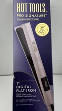 HOT TOOLS Pro Signature Collection LED Display Flat Hair Iron - Lavender - 1"
