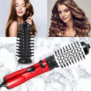 3-in-1 Chaud Air Sèche-cheveux rotatif et styleur, peigne de réglage multidirectionnel