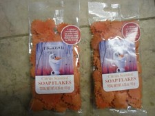 New  2 PK Disney Frozen Soap Flakes II Olaf Citrus Scented