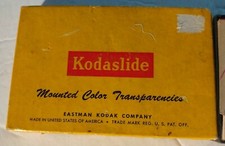 Kodaslide Mounted Color Transparencies 20 Slides 1952