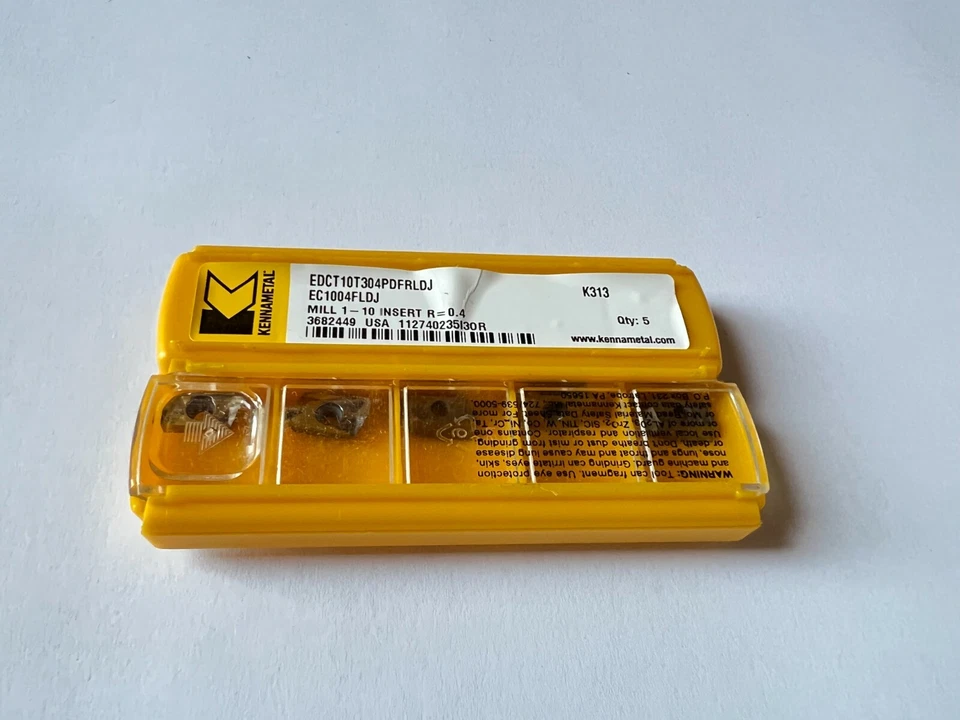 SECO 5x KENNAMETAL Wendeplatten EDCT 10T304PDFRLDJ K313