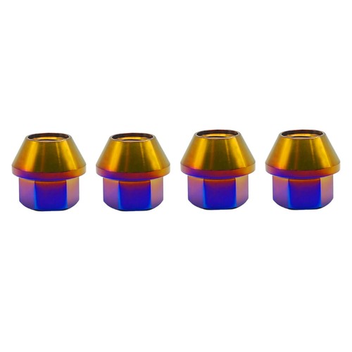 M12/M14 Lug Nut Rison Titanium Lug Nuts Wheel Open End Cone Seat GR5 Nuts 20PCS - Picture 11 of 49