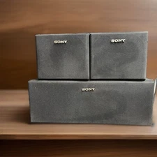 Sony Surround Sound Speakers SS-SR9 Left & Right, SS-CN109 Set Of 3