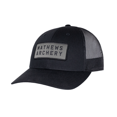 NEW MATHEWS ARCHERY HAT, BLACK 