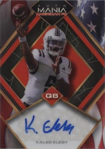 2022 Wild Card Auto Mania American Football Kaleb Eleby #AMA-D59