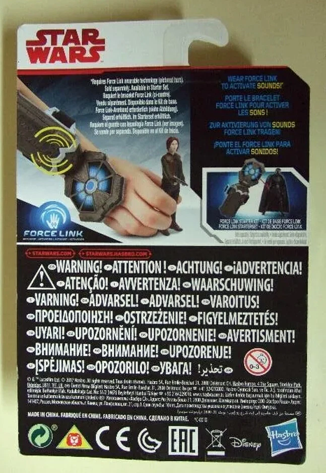 Star Wars Sergeant Jyn Erso Disney Hasbro 10cm articulada Jedha FORCE LINK - Imagen 3 de 3