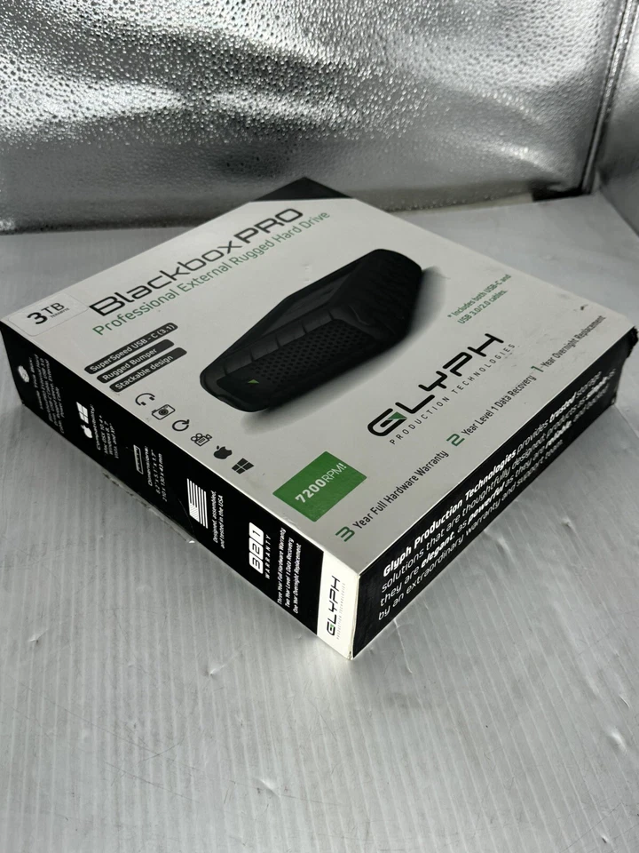 Glyph Technologies 3TB Blackbox PRO 7200 rpm USB-C 3.1 External Hard Drive - Image 2 of 4