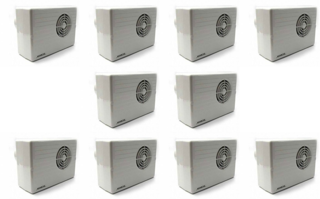 4 x Manrose CF200T Centrifugal Bathroom Extractor Fans with run on Timer - 4"" - Image 8