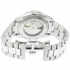 TISSOT WATCH T127407 GENTLEMAN POWERMATIC 80 DATE AUTOMATIC GREEN DIAL SS MEN'S 3