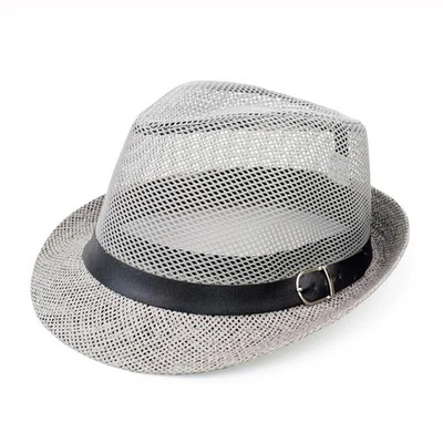 Chapeau de soleil coton pour lin large bord pour homme léger confortable été - Photo 1/4