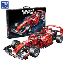 455 Pièces F1 RC Voitures De Course Ensembles MOC Blocs De Construction À Distan