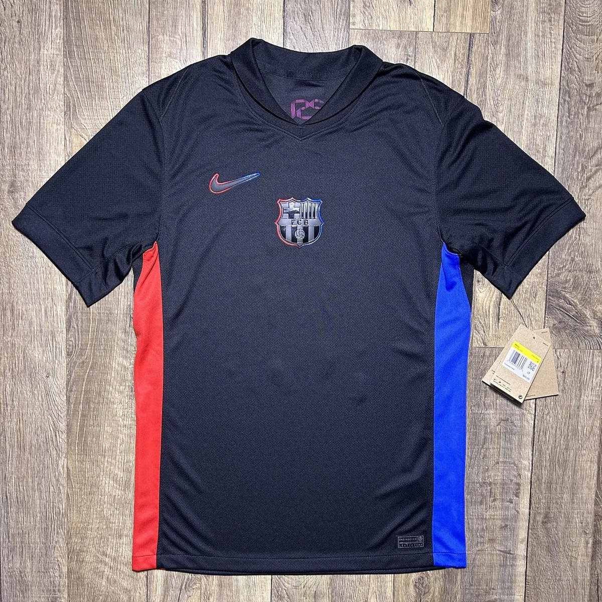Nike FC Barcelona Black International Club Soccer Fan Apparel and