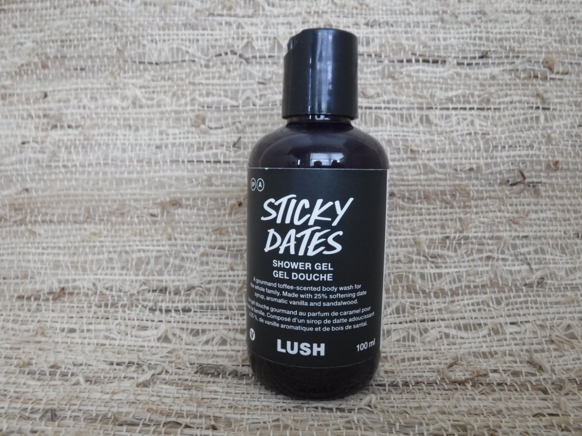 LUSH Sticky Dates Shower Gel 3.3 fl oz. HTF Travel Size