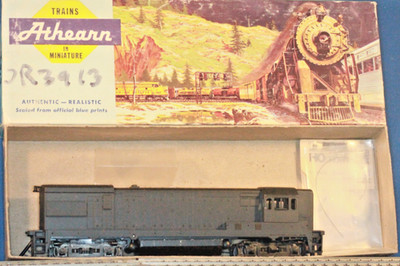 JP HO Scale Athearn GE U-23-B Diesel DC Pwr Undecorated