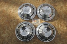 1968 69 70 Chevy Yenko Camaro Nova Copo Poverty Dog Dish Hubcaps Set Of 4
