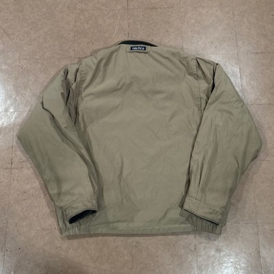 Vintage 90s Nautica Reversible Bomber Jacket with Leather Collar 