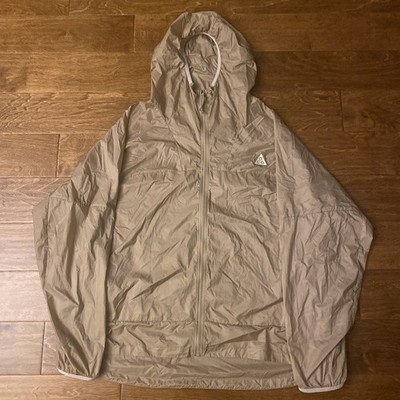 Nike ACG Cinder Cone Khaki Summit White Windproof Jacket 2XL