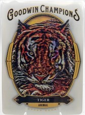 #44 2020 Upper Deck Goodwin Champions Tiger Animal Lenticular