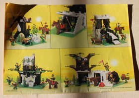LEGO Castle: Camouflaged Outpost (6066) Missing Feathers w/Instructions & Spares